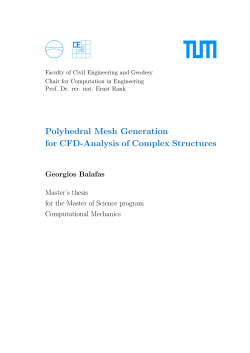 Polyhedral Mesh Generation for CFD-Analysis of Complex