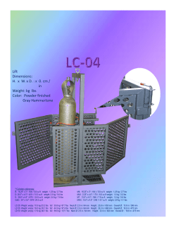 Lift Dimensions: H. x W. x D. : x 0. cm / in Weight: kg lbs Color