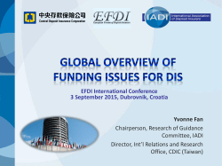 GlobalOverviewOfFundingIssuesForDIS