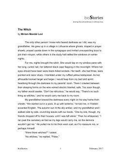 The Witch - bioStories