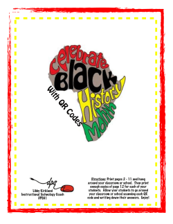 Black History Month QR Codes