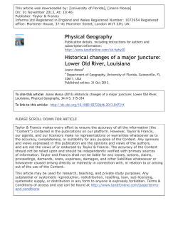 Lower Old River, Louisiana