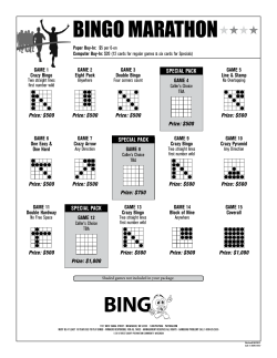 BINGO MARATHON