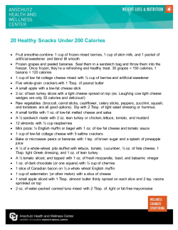 20 Healthy Snacks Under 200 Calories
