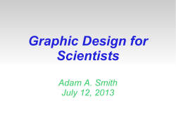 Graphic Design for Scientists