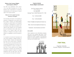 fair trial - Human Rights Commission of The Cayman Islands
