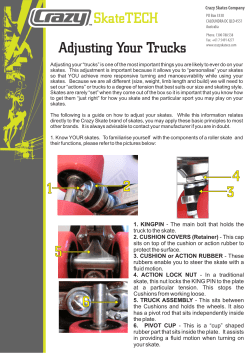 Adjusting Your Trucks 101