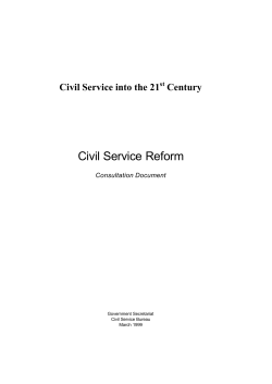 Civil Service Reform