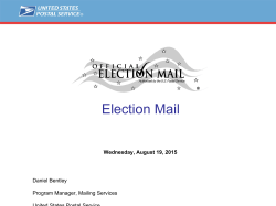 Election Mail - Election Center