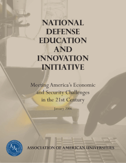 National Defense Education and Initiative - Penn Law