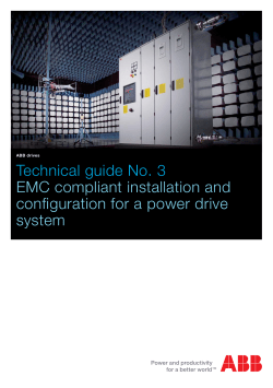 Technical guide No. 3 - EMC compliant installation and