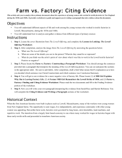 Farm vs. Factory: Citing Evidence