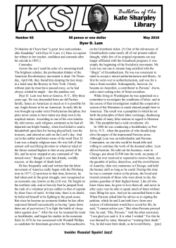 Inside: Russia! Spain! Jazz! Dyer D. Lum