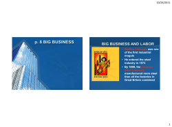 Andrew Carnegie was one of the first industrial