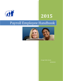 Payroll Employee Handbook