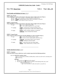 Story Title: Boom Town Unit: 5 Pages: 155 &ndash; 175