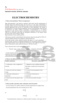 Electrochemistry - Sakshieducation.com