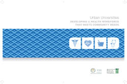 Urban Universities - Coalition of Urban Serving Universities