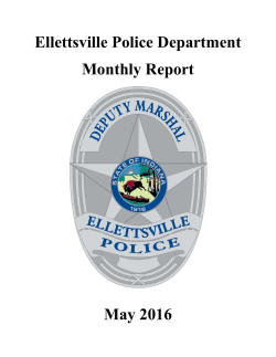 May 2016 - Ellettsville Police Department