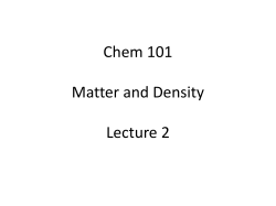Matter - Chemistry Courses