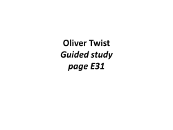 Oliver Twist Guided study page E31