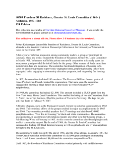 Greater St. Louis Committee on Freedom of Residence