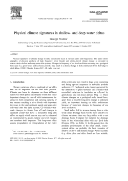 Physical climate signatures in shallow- and deep