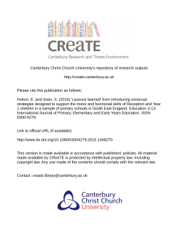 Christianity in Post-Roman Britain - CReaTE