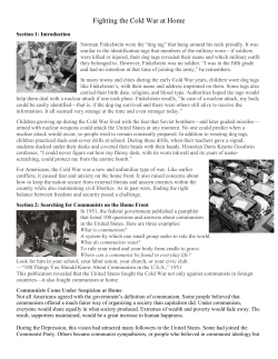 aboutFighting the Cold War at Home.