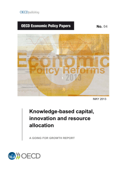 Knowledge-Based Capital, Innovation and Resource Allocation