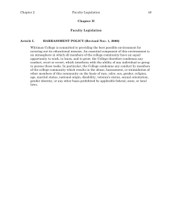 Faculty Code - Chapter 2