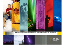 National Geographic Channel US High Definition Technical