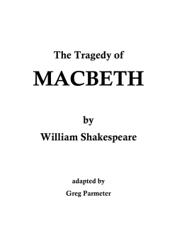 The Tragedy of by William Shakespeare