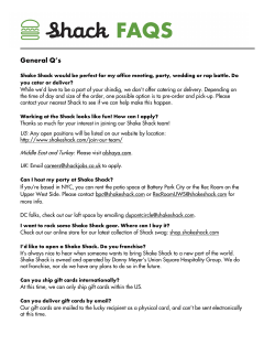 General Q`s - Shake Shack