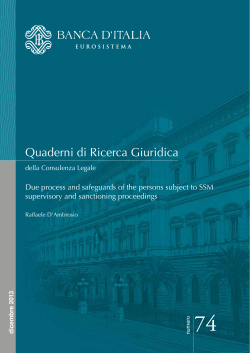 Due process and safeguards of the persons subject