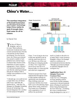 China`s Water... - ProSoft Technology