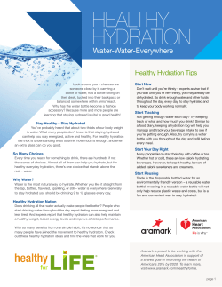 healthy hydration