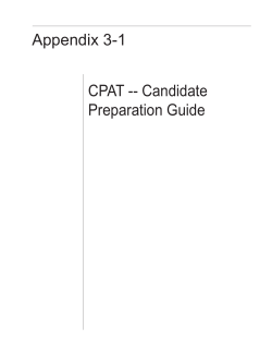 CPAT Preparation Guide - Wisconsin Regional Fire Department Hiring