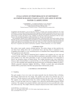 evaluation of performance of different aluminium-based