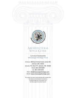 Architectural Style Guide - Mississippi Heritage Trust