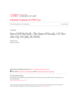 Steve Dell McNeill v. The State of Nevada, 132 Nev. Adv. Op. 54