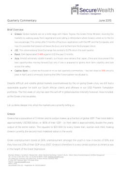Quarterly Commentary June 2015