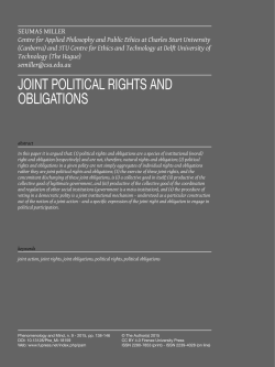 joint political rights and obligations