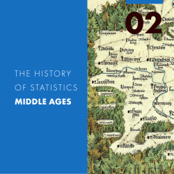 THE HISTORY OF STATISTICS MIDDLE AGES