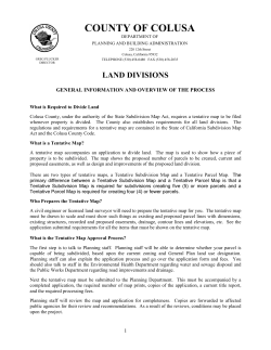 Land Divisions - Colusa County