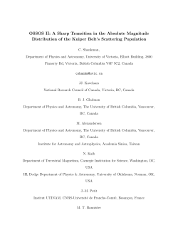 OSSOS II: A Sharp Transition in the Absolute Magnitude Distribution