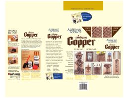 American Accents Antique Copper product label - Rust