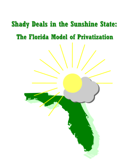 Shady Deals in the Sunshine State
