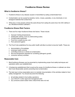 Foodborne Illness Review