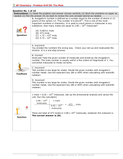 Problem Solving Drill - Rapid Learning Center